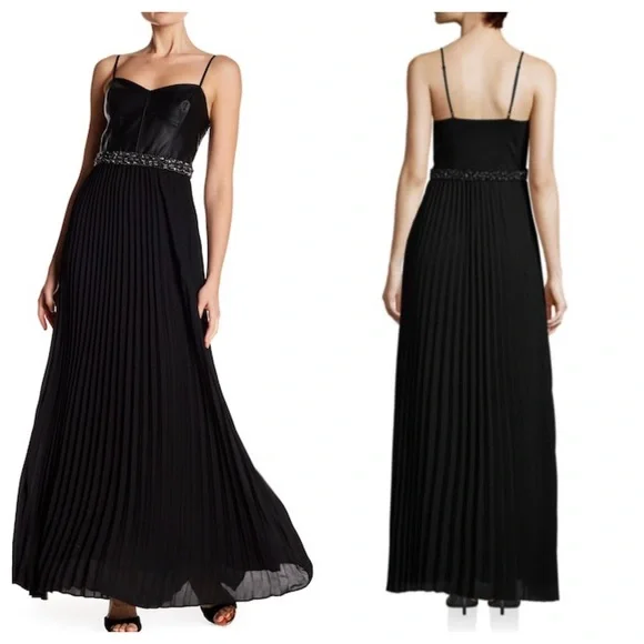 open lace back dress Flin Pleated One Shoulder Midi Dress